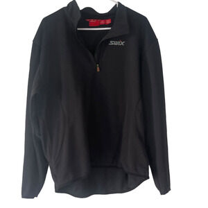 Swix Men's Black Quarter-Zip Sweatshirt